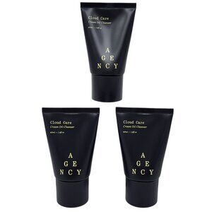 Agency Cloud Care Cream Oil Cleanser Makeup Remover Face Wash 1.4 fl oz (3 Pack)